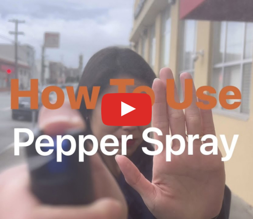 How to use pepper spray
